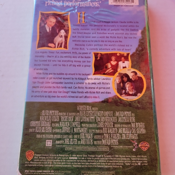 Richie Rich VHS - Picture 3 of 4